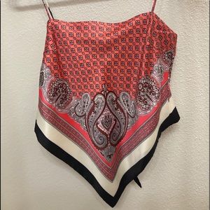 **SOLD** Zara bandana tank top